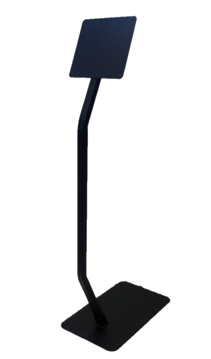 New Car Show Stand Sign Holder Steel Textured Black 3-Piece Portable Wind-Proof